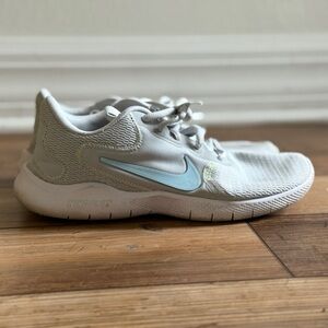 Nike Flex Experience Run Sneakers Light Blue Running Womens Shoes Size 8